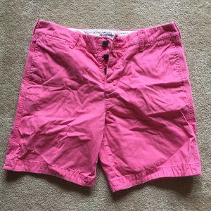 Abercrombie & Fitch Pink Button Fly Shorts